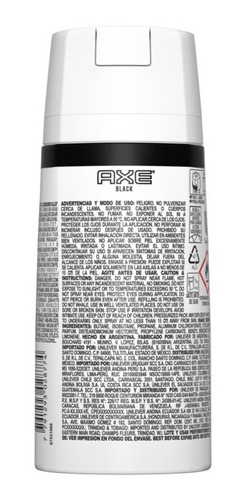 Desodorante Axe Black Antitranspirante Seco 152ml