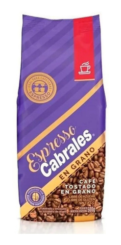 Cafe Grano Super Cabrales Oro 500gr Tostado