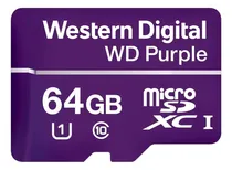 Comprar Cartão Micro-sd 64 Gb Wd Purple Para Câmeras Veiculares