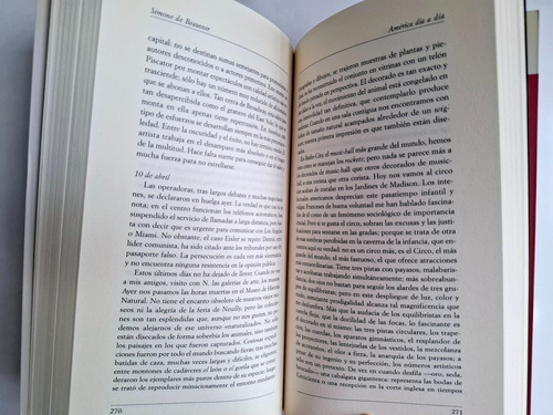 América Día A Día, Simone De Beauvoir. Viaje Estados Unidos (Usado)