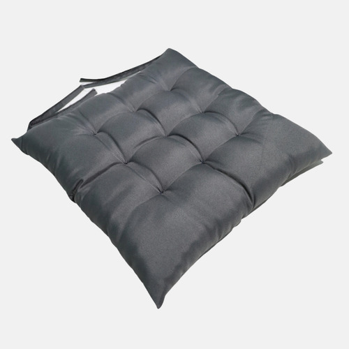 Assento Para Cadeira Futon 40x40 Cm - Chumbo