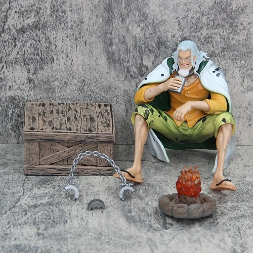 Boneco Luffy Silvers Rayleigh One Piece Anime Estatueta Zoro