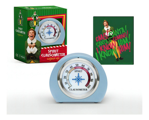 Elf: Spirit Clausometer: Lights Up!, De Warner Bros Sumer Products Inc. Editorial Running Pr Book Publ, Tapa Blanda En Inglés