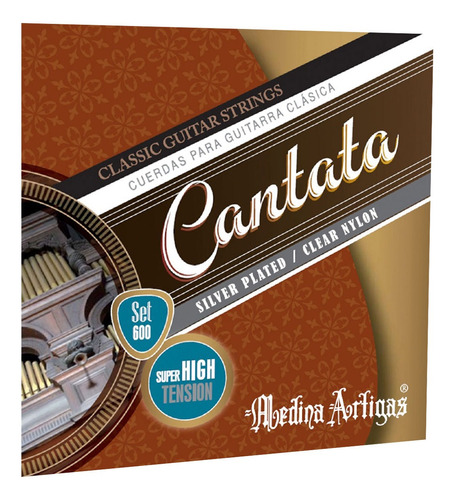 Encordado Cantata 600 Tension Super Alta Guitarra Clasica
