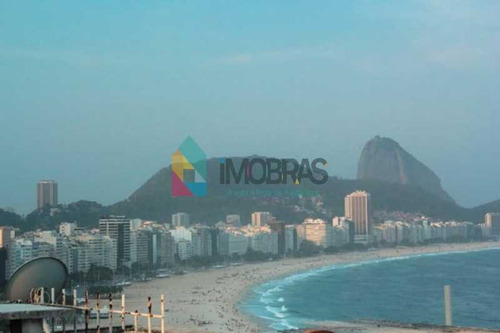 Imagem 1 de 15 de Apartamento Em Copacabana Na Beira Mar, Com Vista Frontal Mar Com 4 Vagas De Garagem!!! - Cpap50005