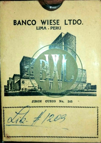 Memorabilia Banco Wiese