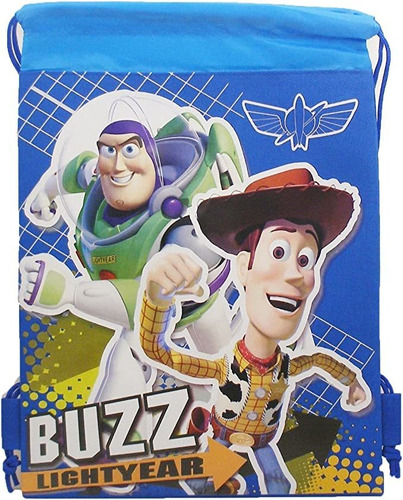 Toy Story Disney - Bolsa Con Cordón Para Bebé, Color Azul