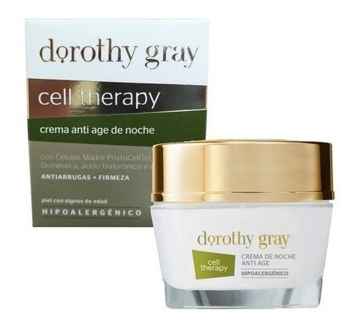 Crema De Noche Cell Therapy Anti Age X50g Tipo De Piel Envejecidas