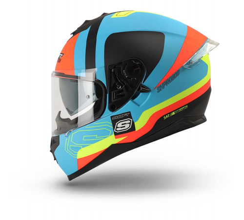 Casco Integral Shaft Pro Harald Doble Visor Transparente