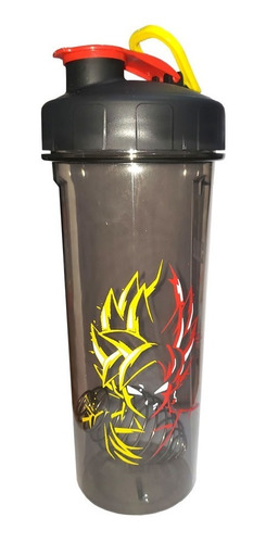 Shaker Goku Design Vaso Gym Caramañola 750 Ml Bpa Free