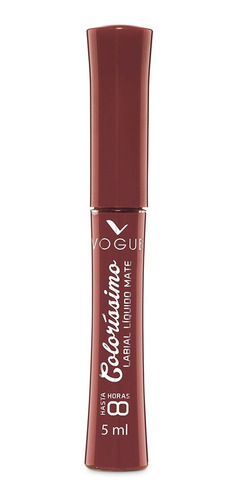 Labial Liquido Vogue Indeleble Larga Duración Colorisimo 5ml Canela Matte