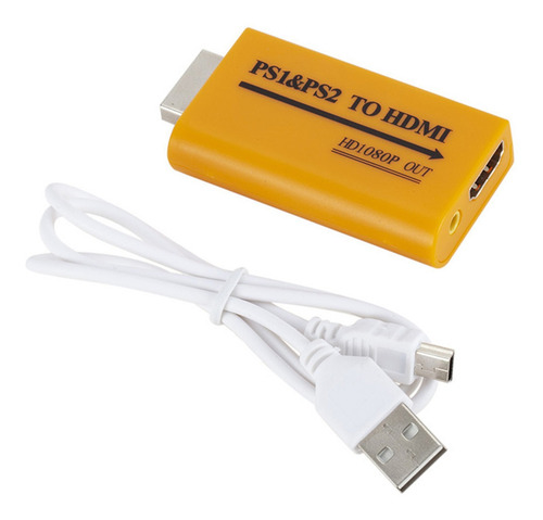 Imagen 6 de 6 de Salida 1080p Ps1/ps2 A Hdmi Compatible Con Audio Vid De 3,5