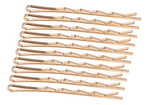 20pcs Ancient-gold One-word Bobby Pins De Metal De Pelo Clip