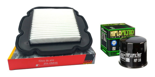 Kit Filtros Aceite Aire Suzuki V Strom 1000 Hiflo Wega Ryd