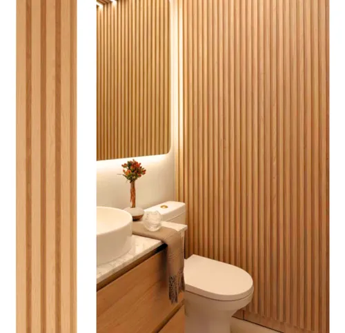 comprar Revestimiento Varillado Madera Wall Panel Tono Roble 185cm