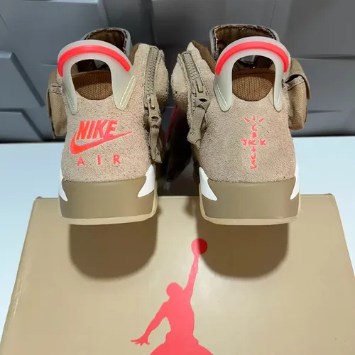 Air Jordan 6 Retro X Travis Scott British Khaki 42 | MercadoLivre