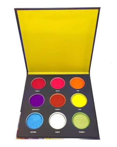 Imagem 1 de 4 de Paleta De Sombras Neon Beats - Maika Beauty