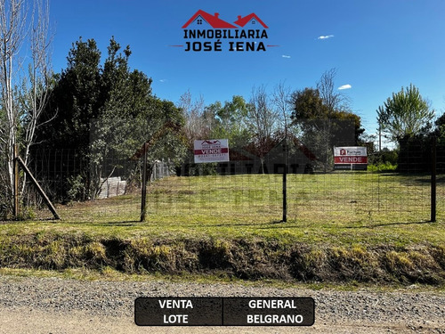 Lote De 10 X 40 (400 M2) En Venta - Calle 12 E/ 29 Y 131, Barrio Los Prados - General Belgrano. A 2 Cuadra De Avenida España.