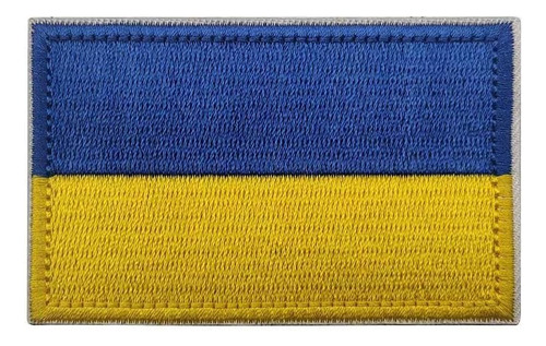Parches Con Insignia De Mapa De La Bandera De Ucrania, Braza