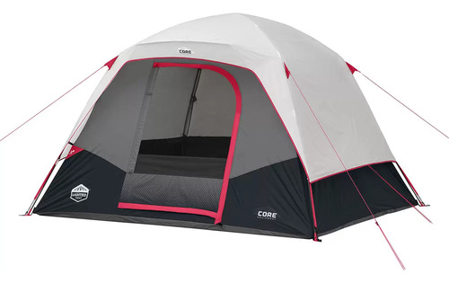 Tienda Casa De Campaña Glamping Core 6 Personas Luz Led