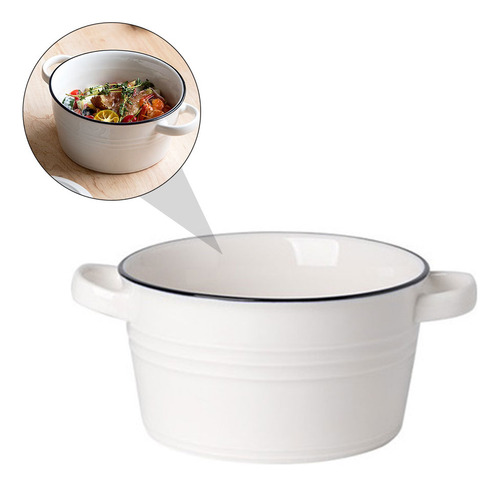 Cuencos De Sopa De Porcelana, Vajilla De Cerámica Con Doble