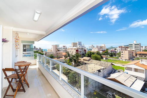 Imagem 1 de 14 de Lindo Apartamento 3 Quartos Em Bombinhas De Frente Troco