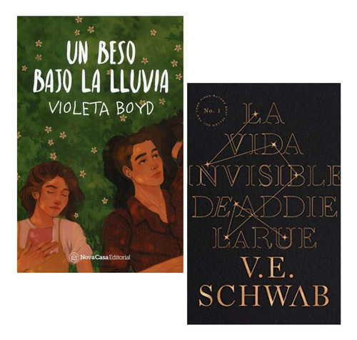 Libro Un Beso Bajo La Lluvia + La Vida Invisible - Nuevos