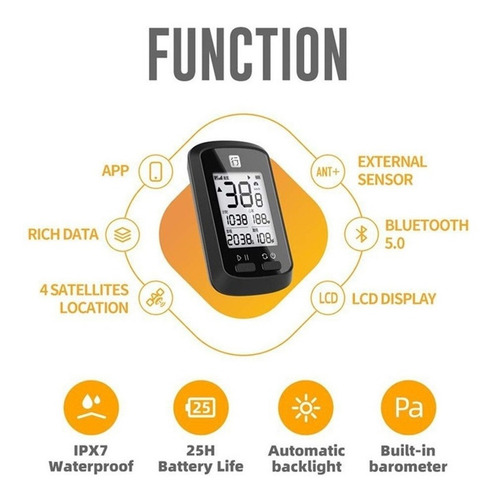 Velocímetro Gps Xoss G + Smart Bt Ant + Strava
