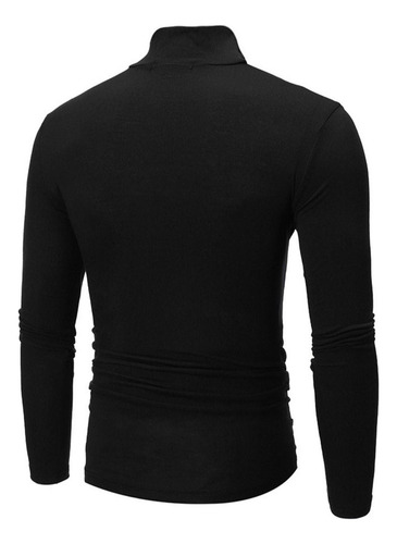 Camiseta Casual De Cuello Alto Con Cuello Alto O Para Hombre