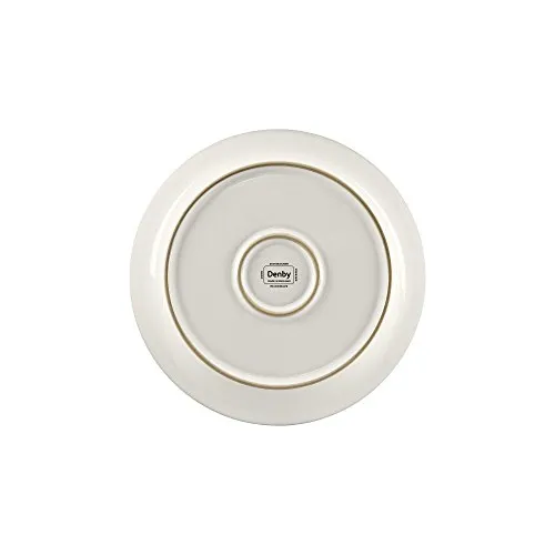 Juego De Platos De Lona Natural Denby, Crema, Mediano, Juego