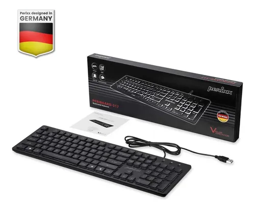 Teclado Con Retroiluminado, Iluminación Blanca, Español