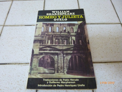 Libro Romeo Y Julieta De William Shakespeare