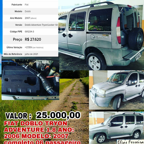 Imagem 9 de 10 de Fiat Doblo 2007 1.8 Adventure Try On Flex 5p