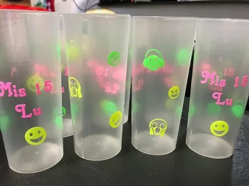 Vaso Plastico Trago Largo Personalizado Souvenirs Cumpleaños