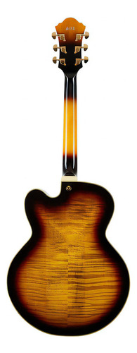 Guitarra semiacústica Ibanez AF95fm Ays Antique Yellow Burst