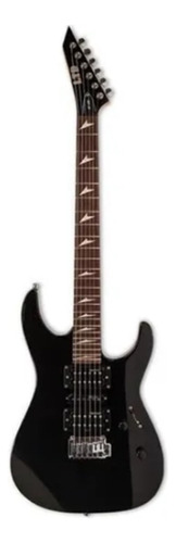 Guitarra elétrica LTD Exclusives MT-130 de  tília black com diapasão de pau-rosa