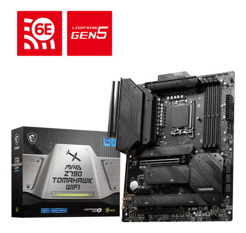 Kits de consulta de placas madre Msi Mag Z790 Tomahawk Wifi Intel Lga 1700 Atx DDR5 Color
