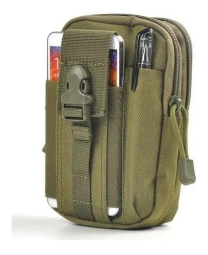 Bolso Tático Edc Modular Militar Pochete Porta Celular Molle