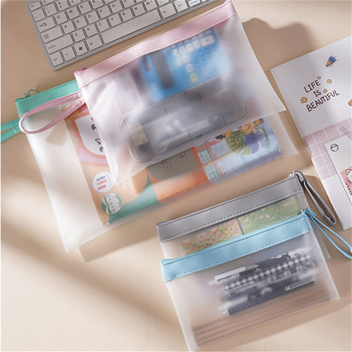 Organizador De Archivos A4, Con Cierre, Carpeta Escolar, Doc