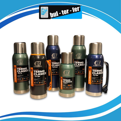 Imagen 4 de 10 de Termo Lusqtoff Acero Inoxidable 750 Ml Verde Color Verde