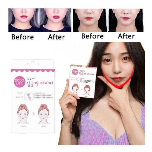 Imagen 3 de 5 de Lifting Facial/elevación De Papada/ Piel Flácida/ 40 Parches