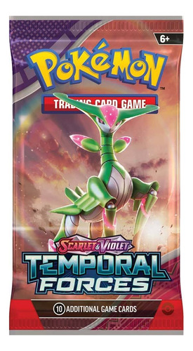 Pokemon Booster X 10 Cartas - Scarlet & Violet: Temporal For