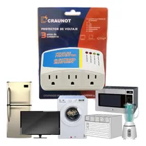 Comprar Protector De Voltaje 110v 3 Tomas Nevera Televisor Aire 