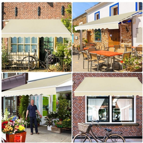 Imagen 3 de 4 de Toldo Retractil 3x2,5 Mts Light Beige