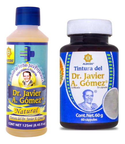 Tintura Alecos Capsulas®, 60 Caps + Tin 125 Ml. Original.