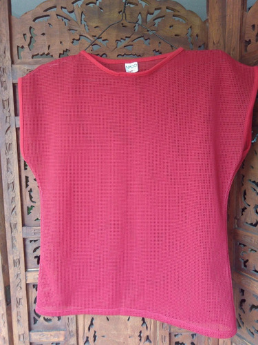 Blusa Playera De Mujer. Tela De Huequitos. Talla Única