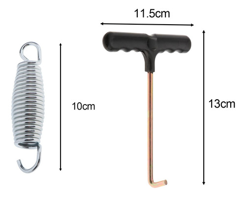 20 Piezas De Muelles De Trampolín, Piezas De 10cm
