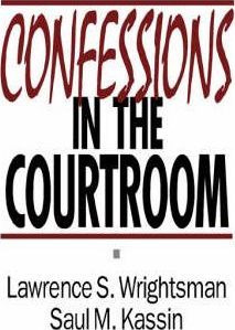 Libro Confessions In The Courtroom - Lawrence S. Wrightsman