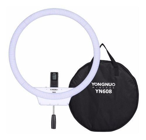 Led Ring Light Yongnuo Yn-608 Leds (3200k-5500k) + Fonte