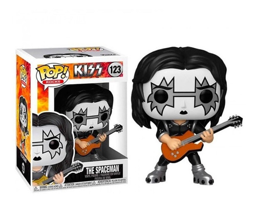 Imagen 2 de 2 de Funko Pop! Rock The Spaceman Kiss (123) Gw + Protector